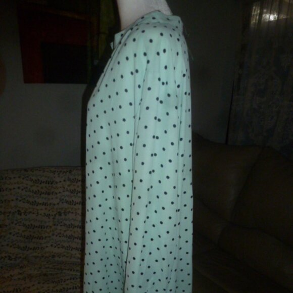 Stylish Women’s Polka Dot Long Free-Style Tunic – Size 26W by Denim 24/7 - Picture 11 of 12